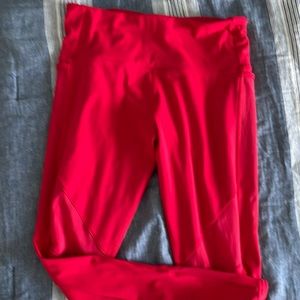 Lorna Jane red skinny workout